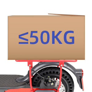 Rouge Ulip Folded Rear Rack Storage Shelf pour xiaomi trottinettes