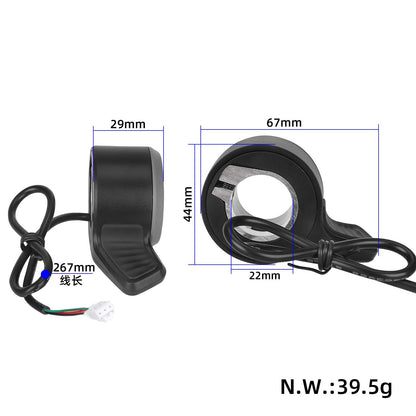 Noir new accélérateur pour NIU electric trottinette