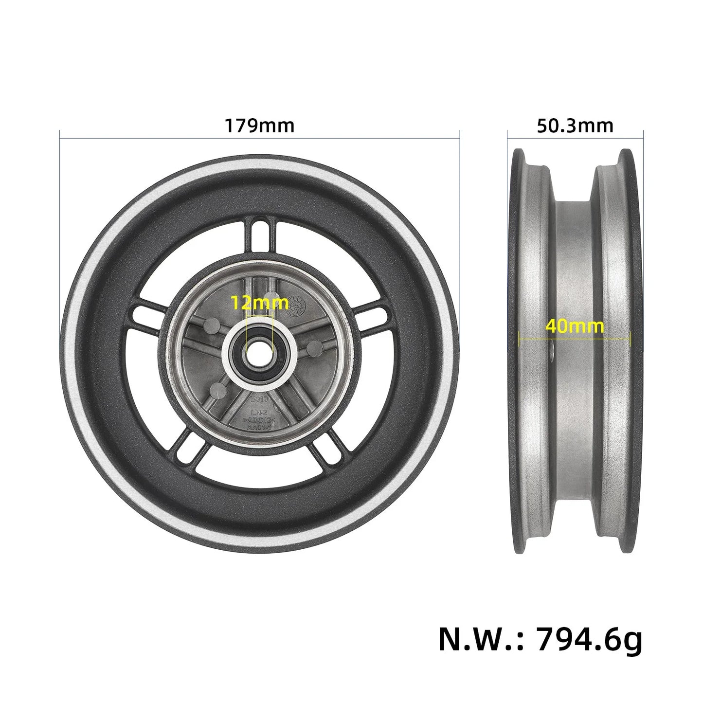 Xiaomi 5 Pro trottinette Hub