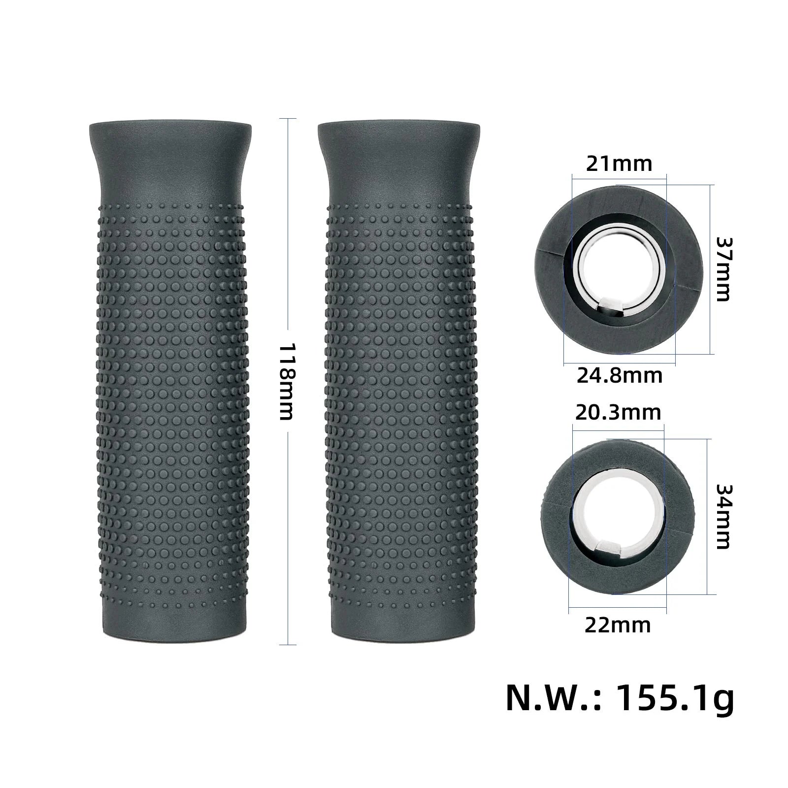 Kukirin A1 guidon Grips (A)