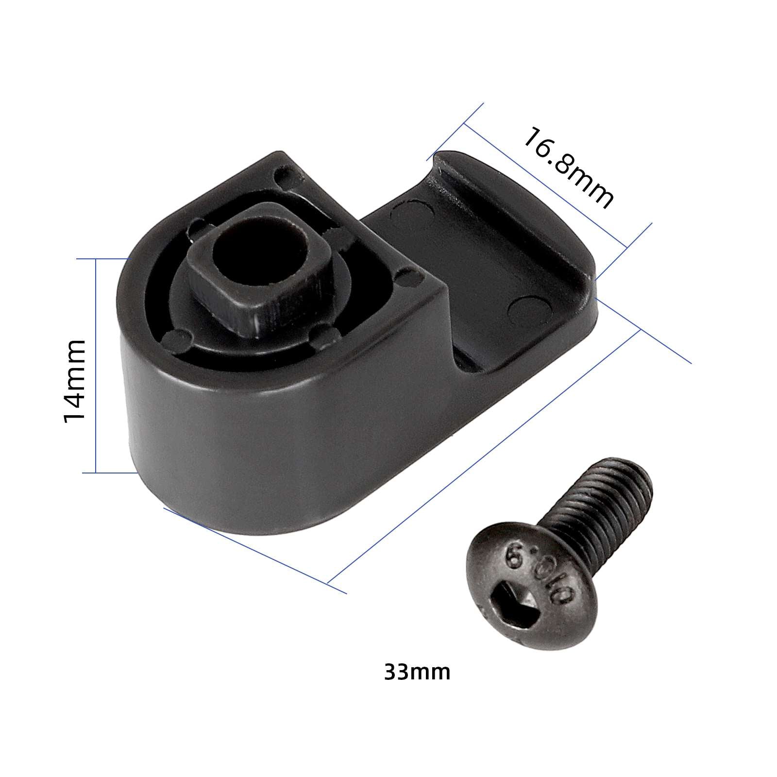 Fender crochet (avec vis) pour F20F25F30F40 trottinette