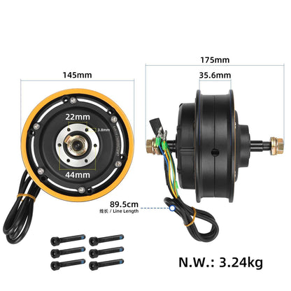 Original 8.5 inch frein à disque motor pour Kukirin G2 Pro