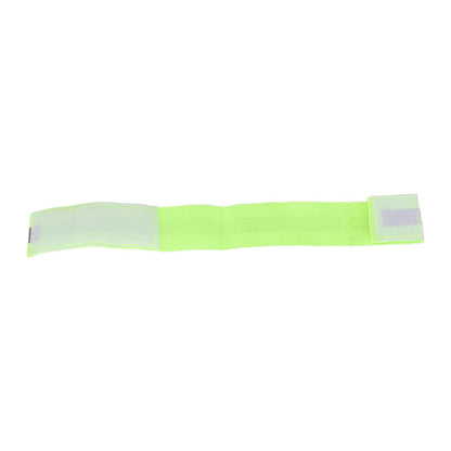 Vert fluorescent 4*1.5cm shaggy réfléchissant hand et foot wristbands