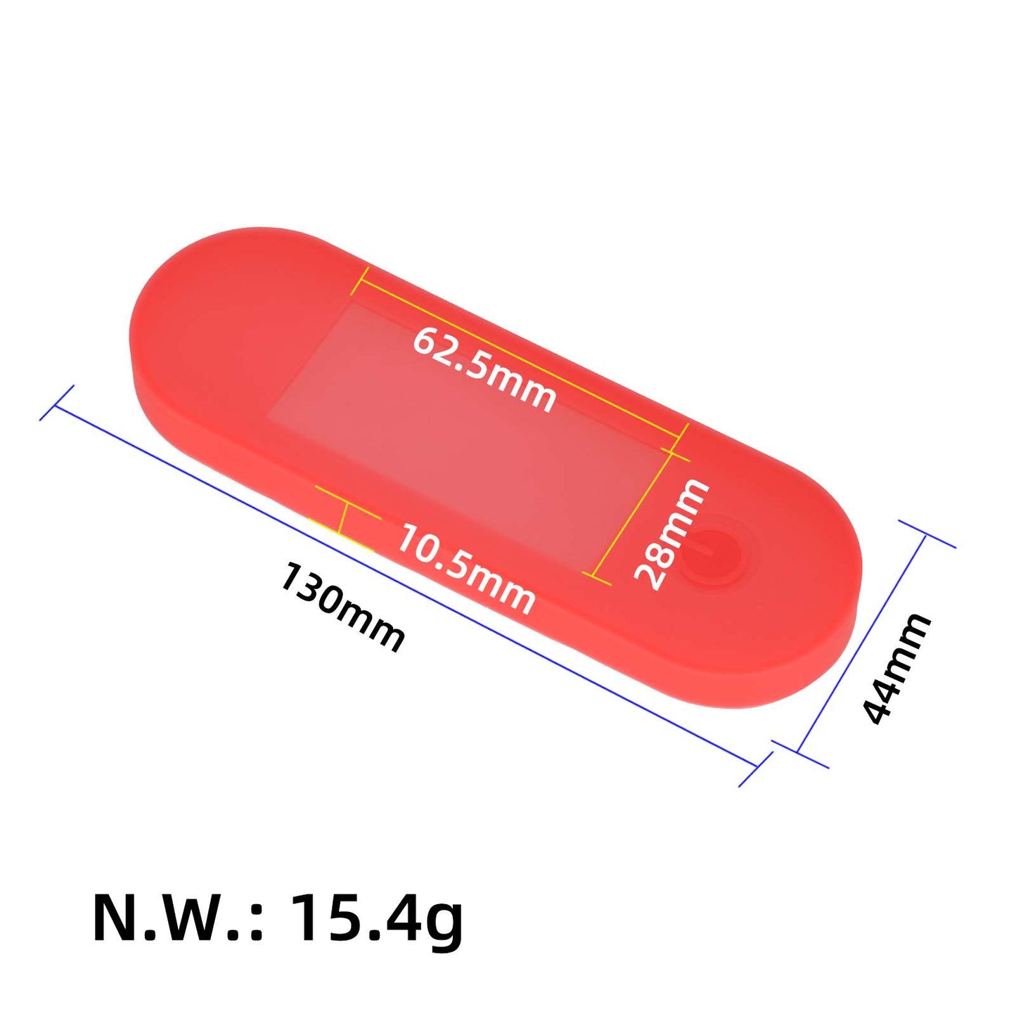 Rouge Switch Panel protection en silicone pour Xiaomi 4 Pro Max trottinette