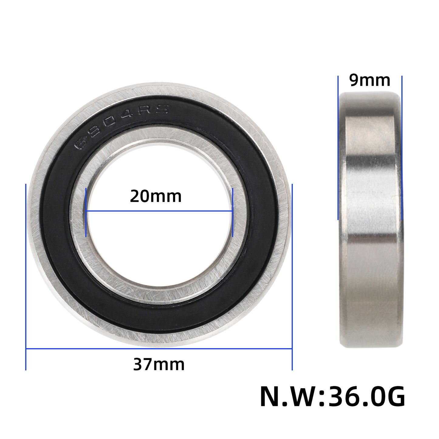 6904RS high speed precise roulement