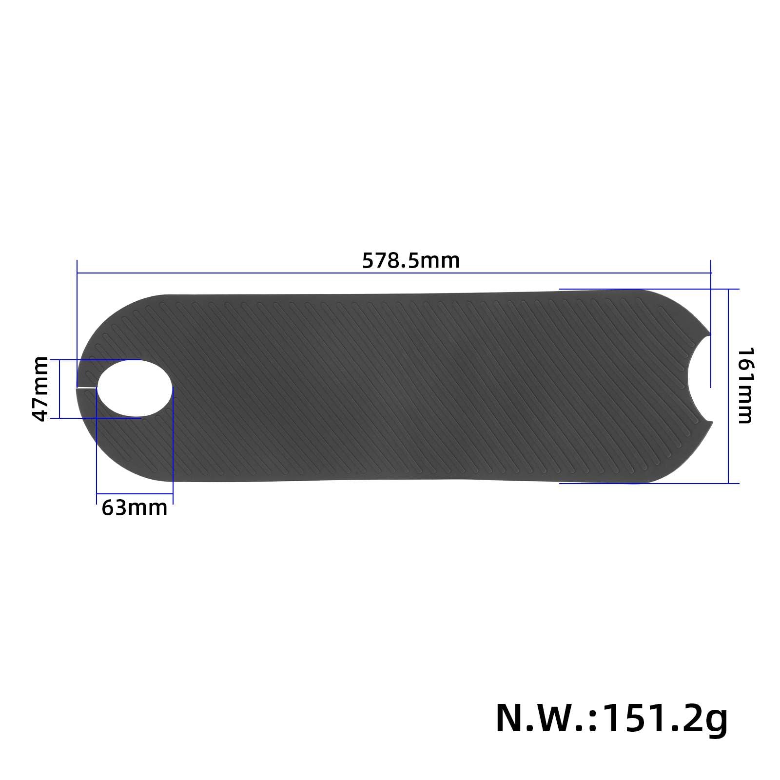 Original silicone foot pads pour Xiaomi Elite trottinettes