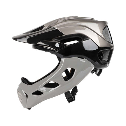 Noir et gris detachable tout-terrain casque