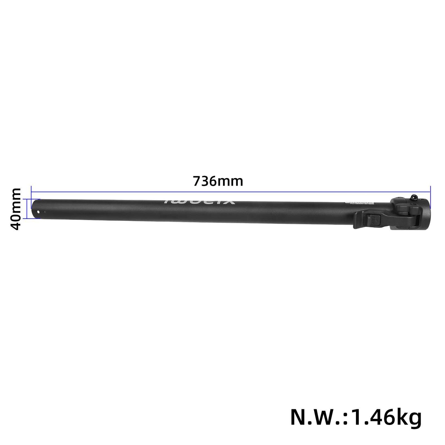 Original guidon Supporting Rod pliable Pole Base pour Xiaomi Elite trottinette