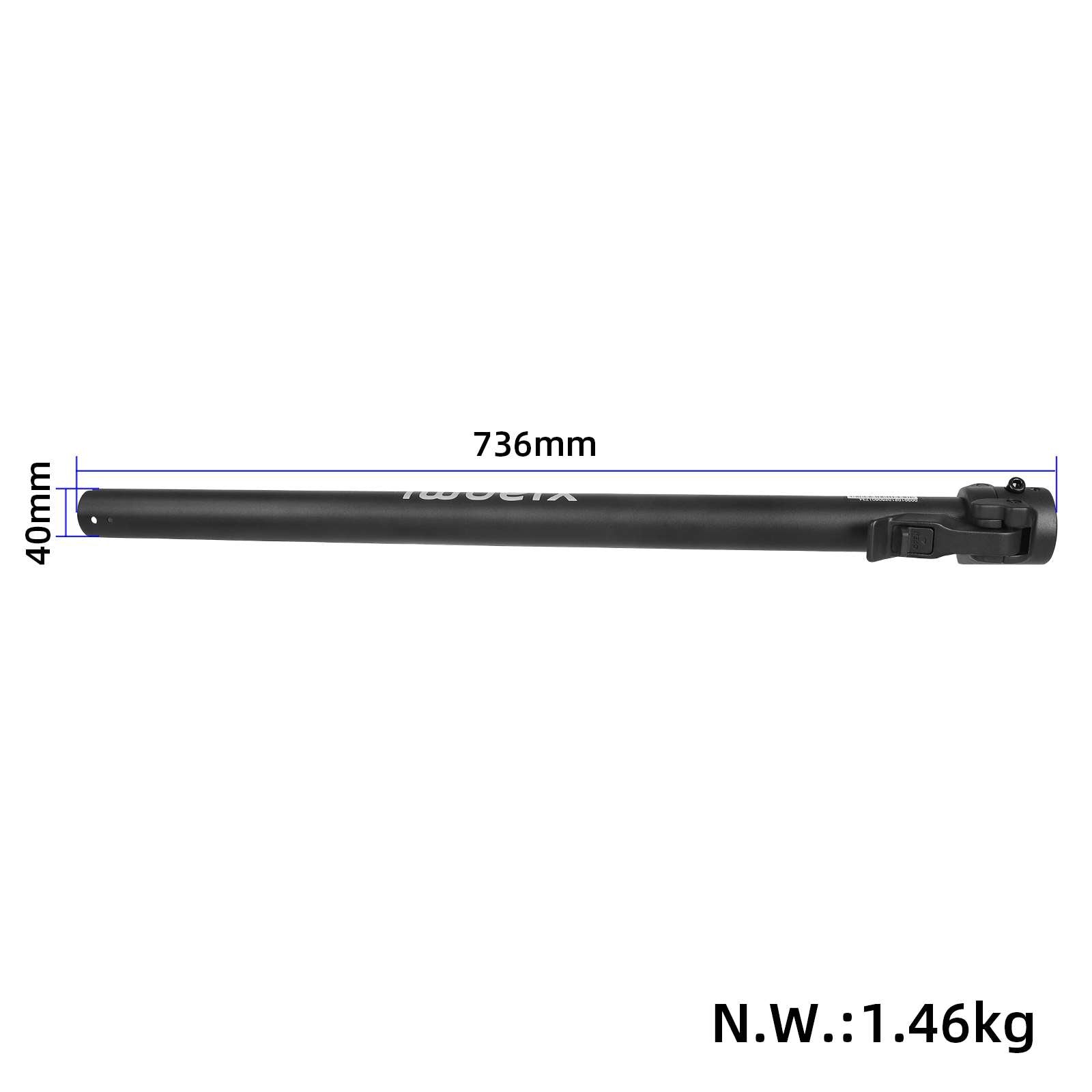 Original guidon Supporting Rod pliable Pole Base pour Xiaomi Elite trottinette