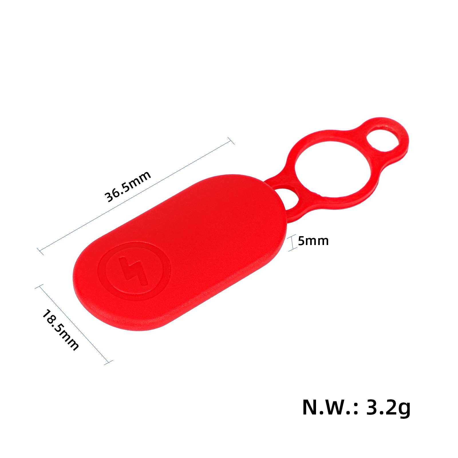 Rouge cache magnétique pour port de charge of Xiaomi 4 Pro trottinettes