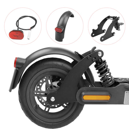 Noir V2 suspension arrière avec garde-boue et feu arrière pour Pro et Pro 2 trottinette