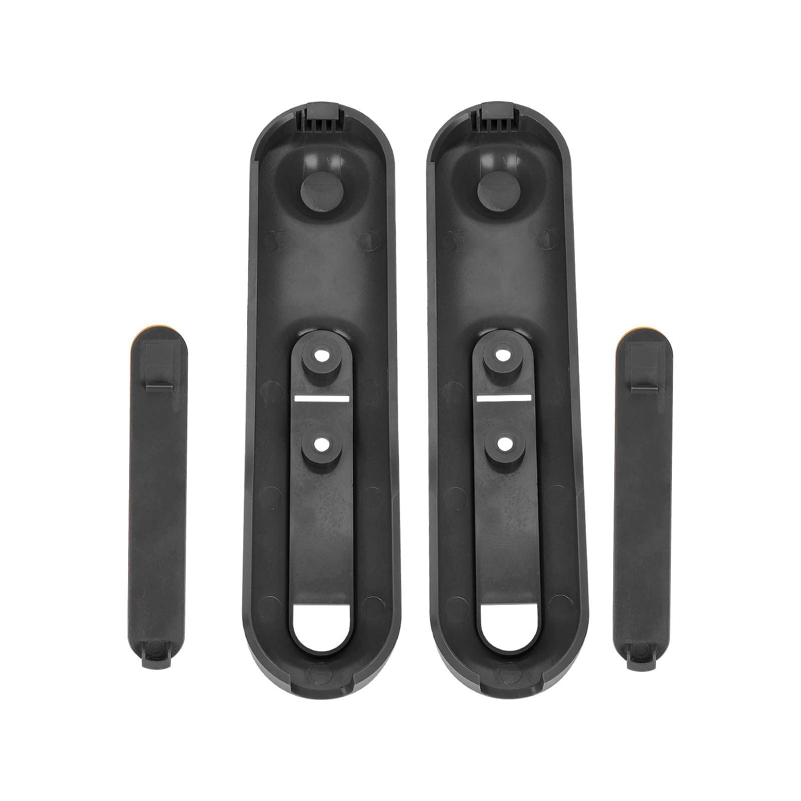 Gris left et right rear decorative Shells+jaune catadioptre bars pour xiaomi4 Ultra trottinettes