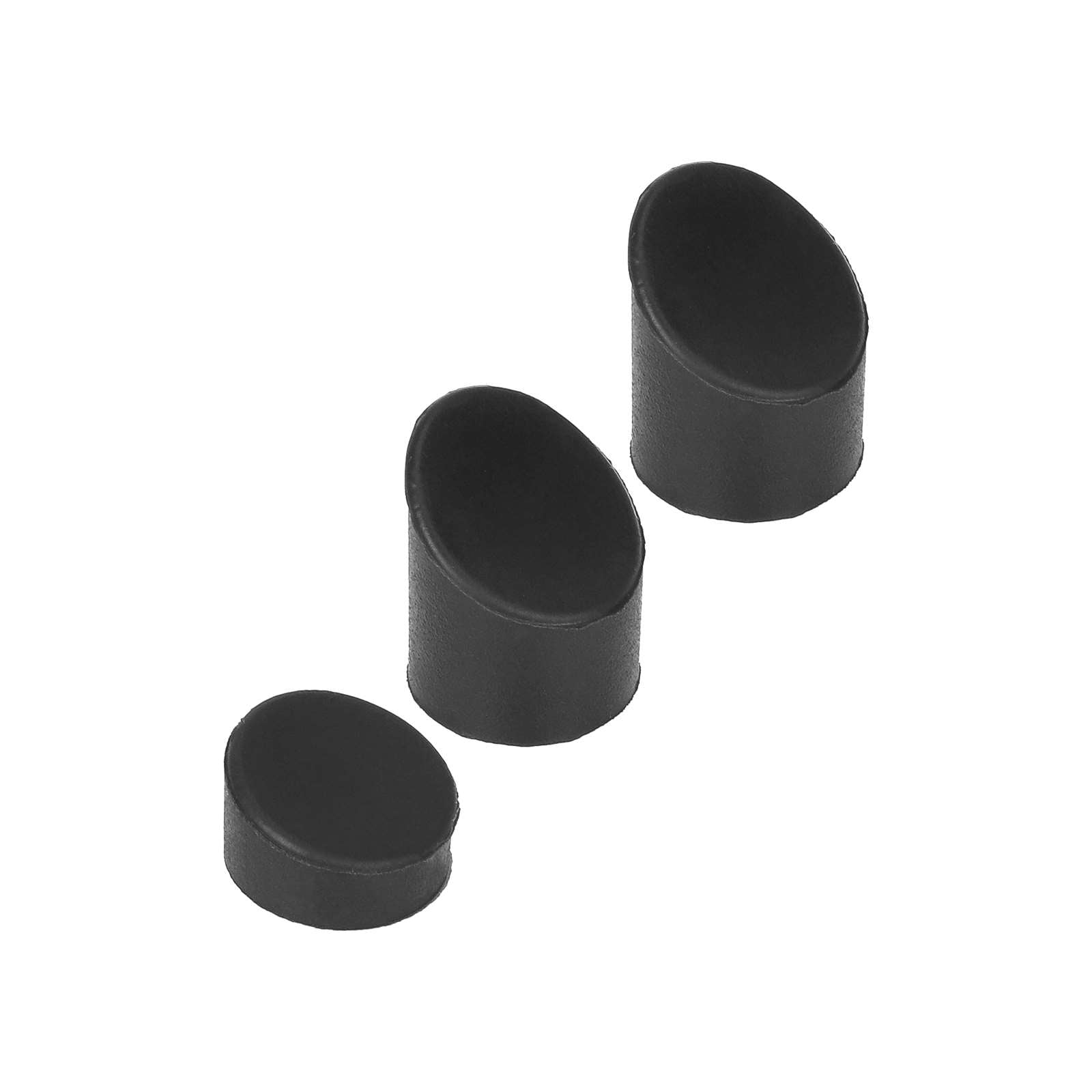 Noir silicone prise Cap pour vis of garde-boue arrière pour M365