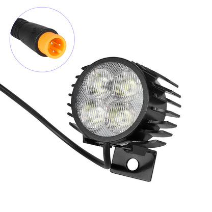 Phare avant pour Kukirin G2 Pro/G2 Pro DB/G2 Max trottinette avec 180mm M8 waterproof embout