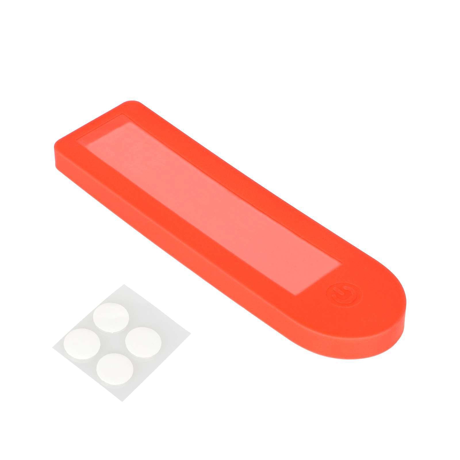 Rouge waterproof silicone écran cover avec glue pour Xiaomi 4 pro trottinette