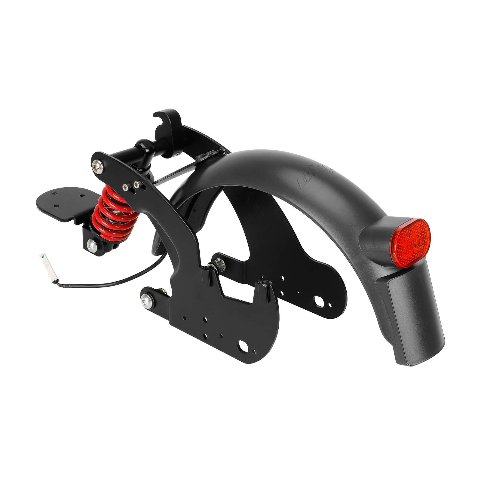 Noir et rouge suspension arrière pour Xiaomi Electric trottinette 4 Pro
