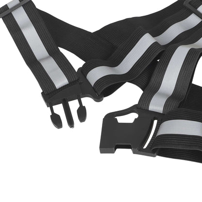Noir réfléchissant vests