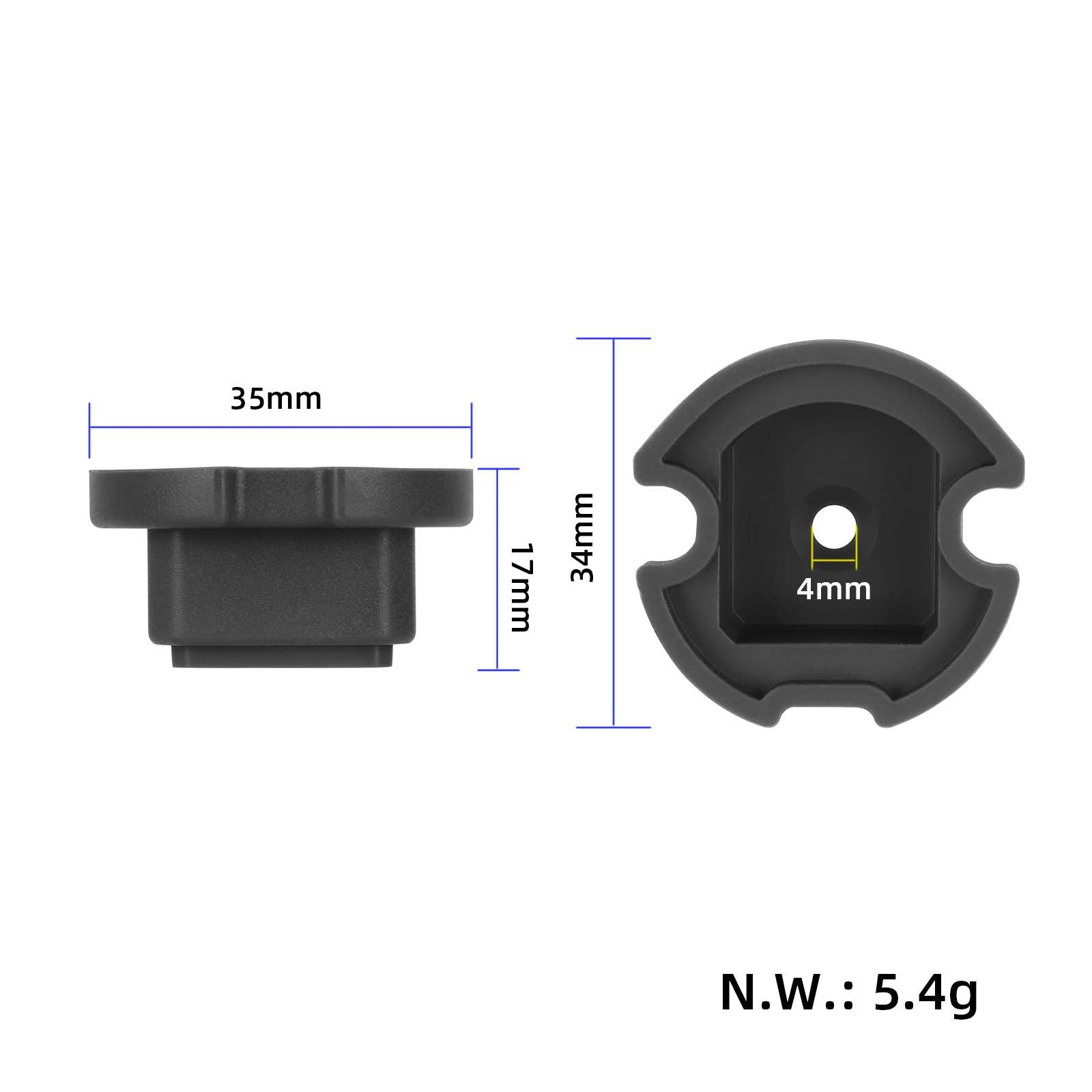Original gris stem silicon cover pour Xiaomi 4 Llite(2nd Gen) trottinette