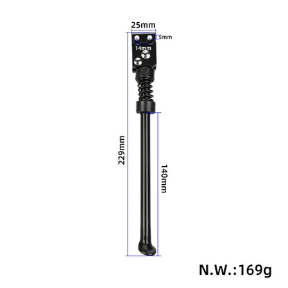 Noir 23cm béquille pour DUALTRON THUNDER trottinette