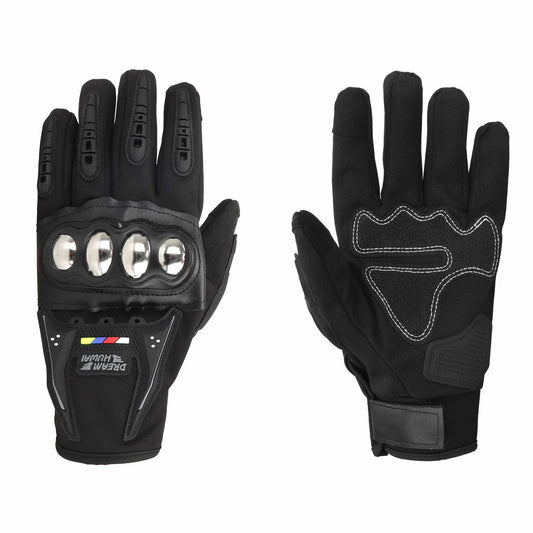 Gants moto tactiles renforcés d’hiver taille L