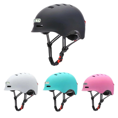 Noir L size casque avec light