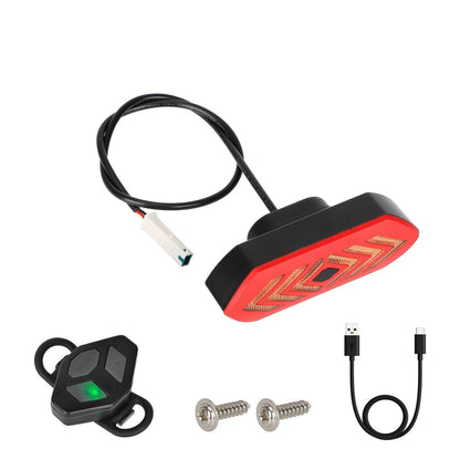 Ulip clignotant fender feu arrière avec USB télécommande et câble pour xiaomi Pro/Pro2/1S trottinettes ou Ulip suspension arrière