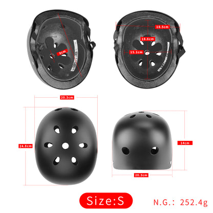 S size noir multi-point casque