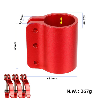 Rouge clamp avec 3 lock pour Kaabo Mantis 10 trottinette