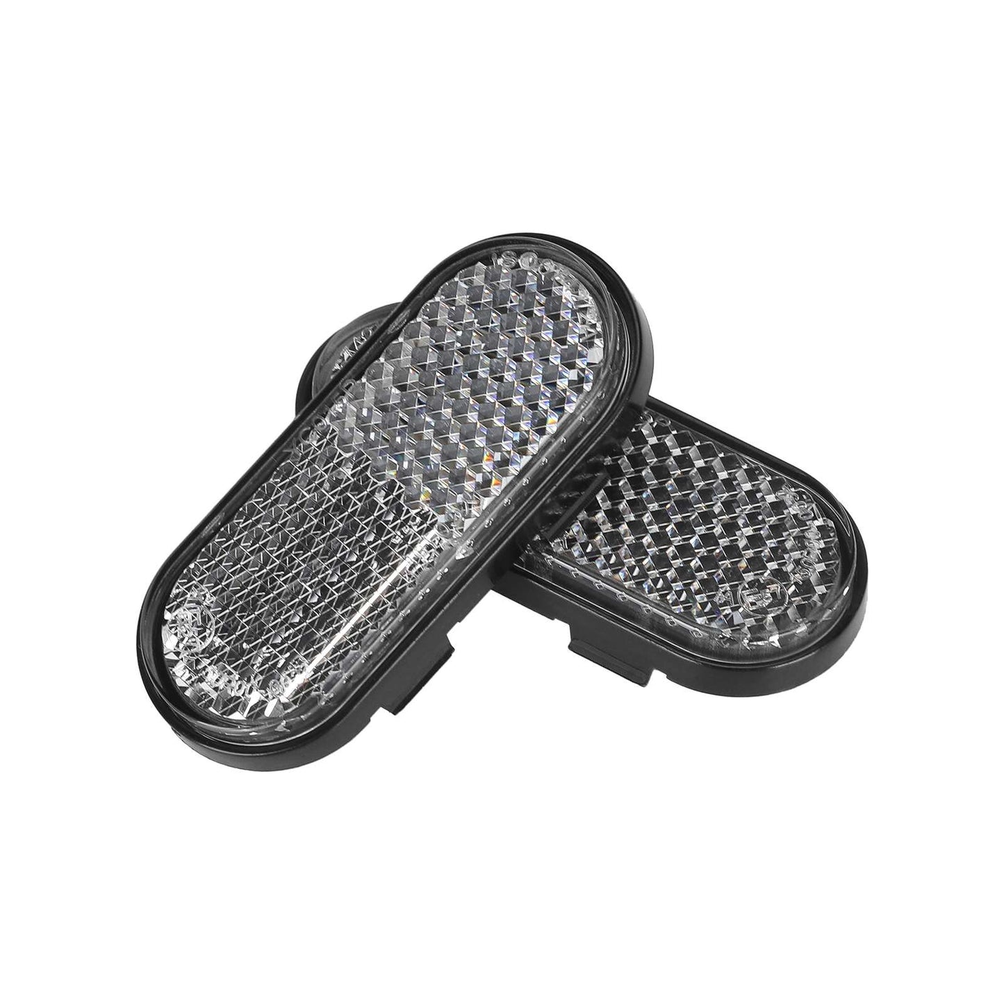 Siliver front catadioptre pour Xiaomi Elite/4Lite(2nd Gen) trottinette