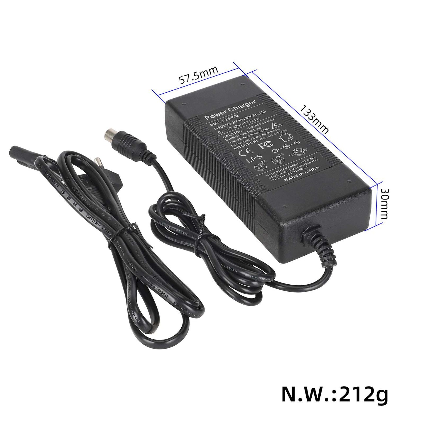 M365/Ninebot trottinette 42V adapter chargeur (European standard)