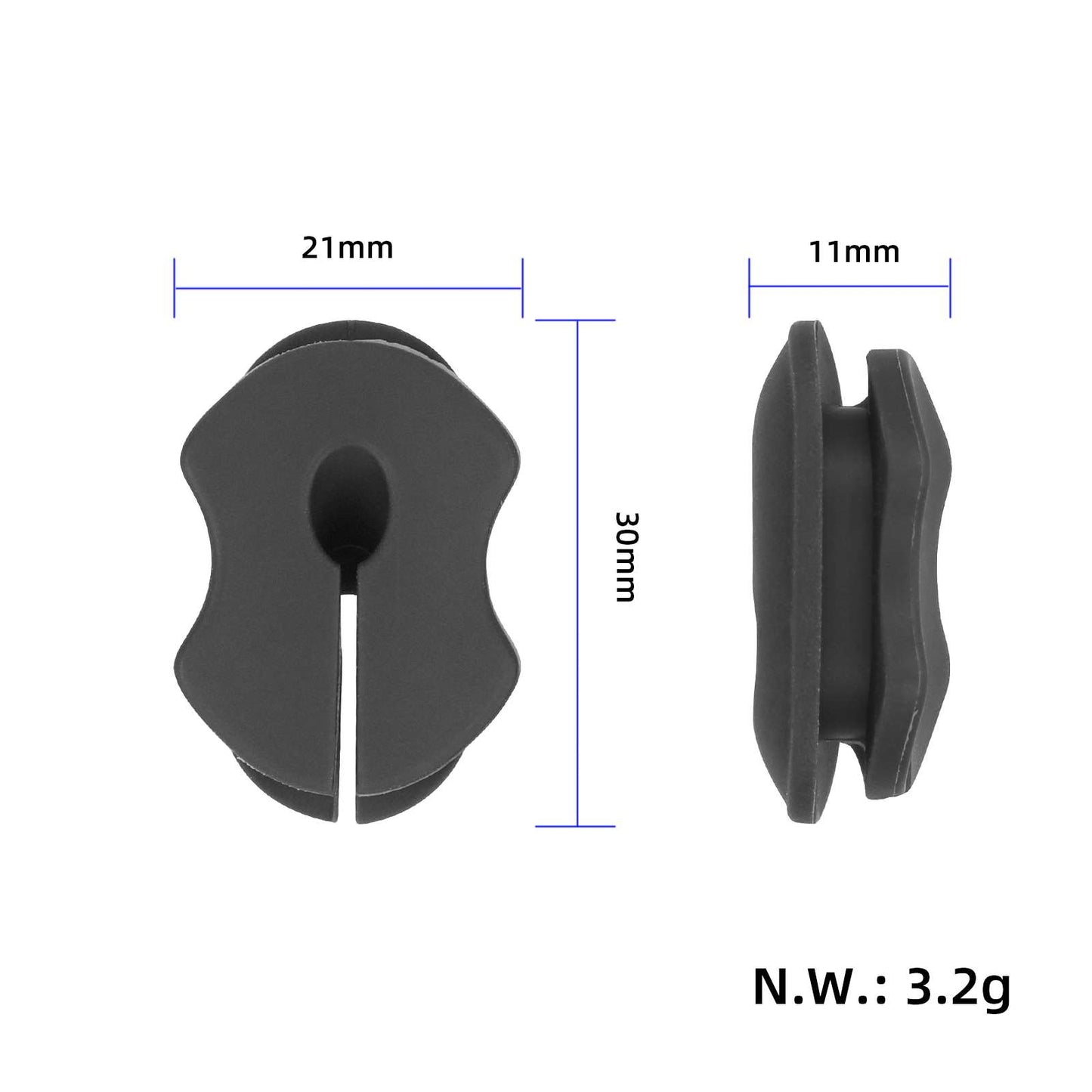 Original noir protection en silicone kit avec harging port waterproof cover pour Xiaomi Elite