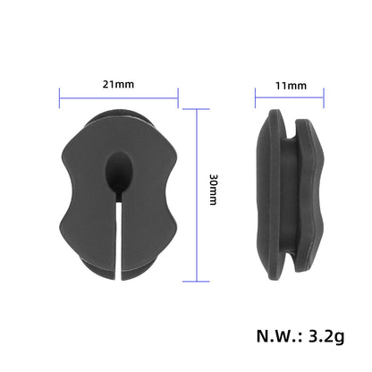 Original noir protection en silicone kit avec harging port waterproof cover pour Xiaomi Elite