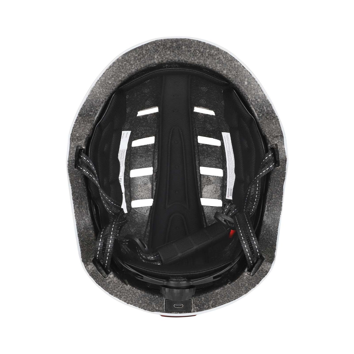 Blanc M size casque avec light