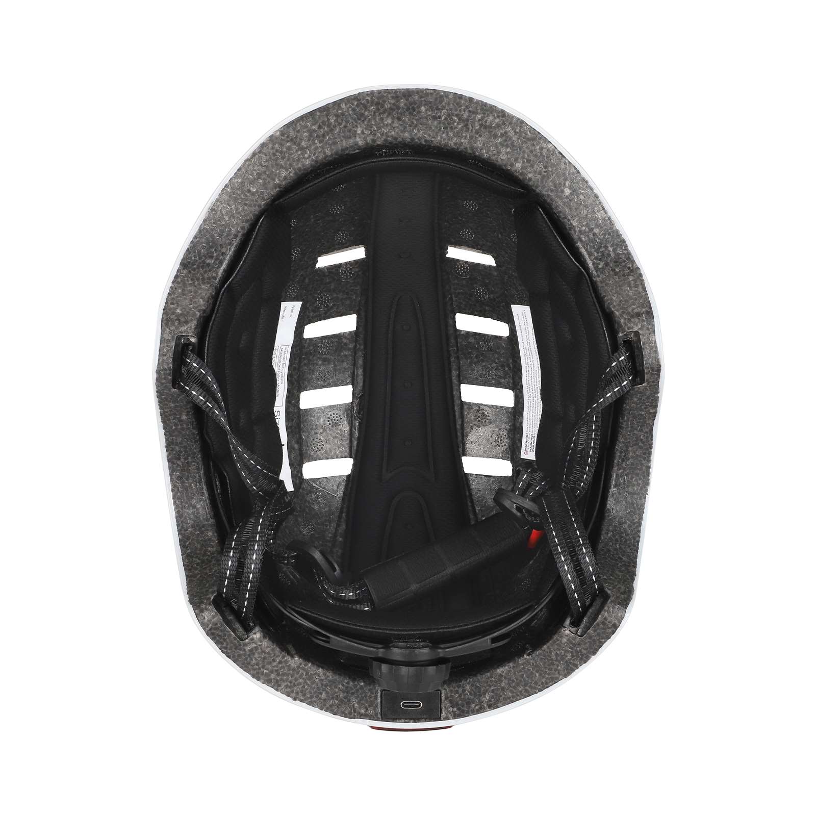 Blanc M size casque avec light