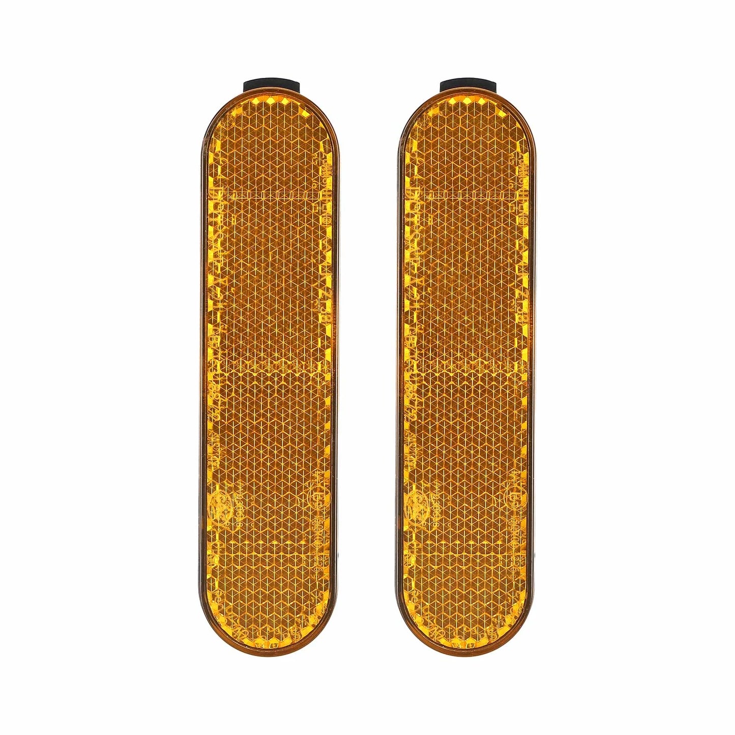 2 pcs jaune réfléchissant blocks pour the rear wheels of Xiaomi 5/5 Pro/5 Max