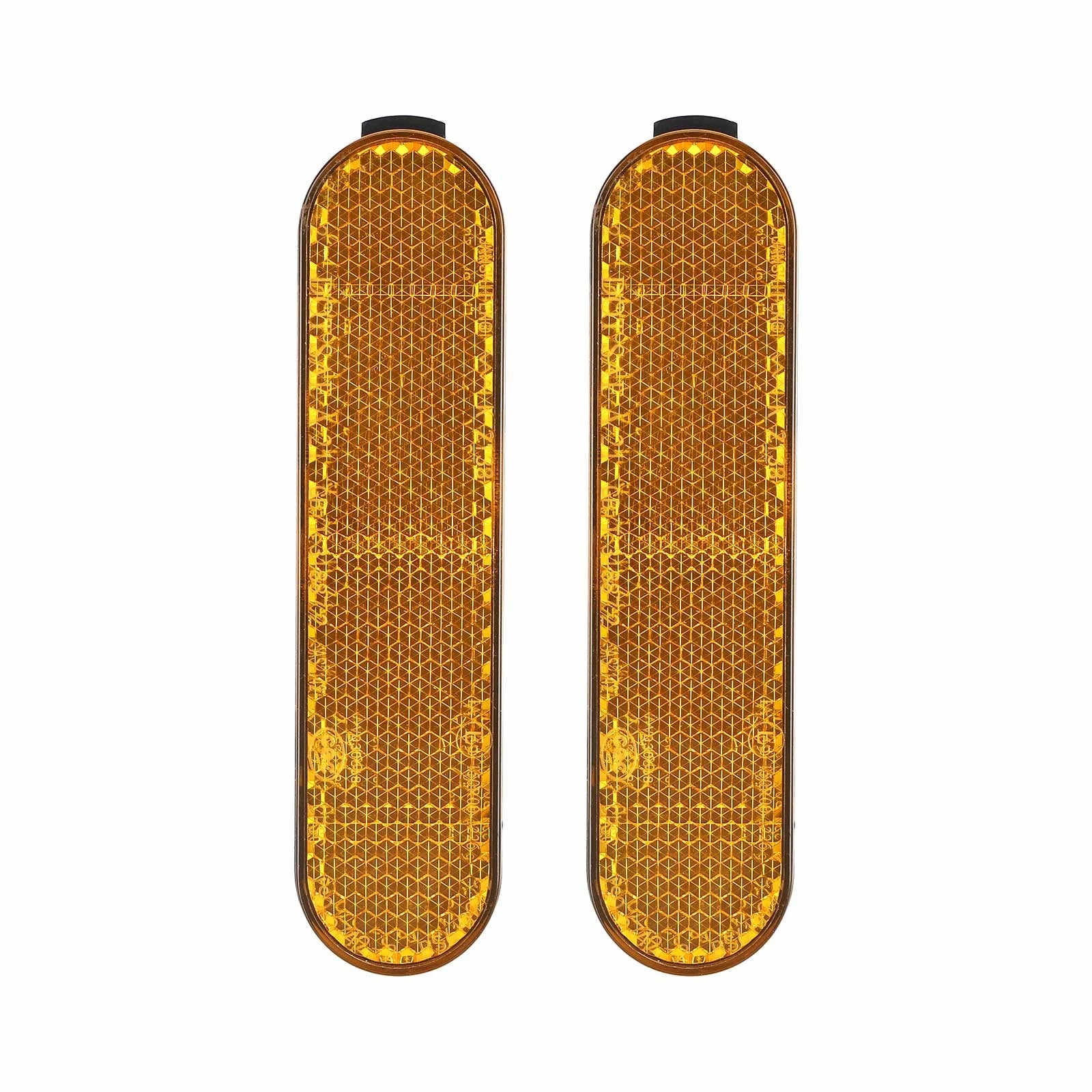 2 pcs jaune réfléchissant blocks pour the rear wheels of Xiaomi 5/5 Pro/5 Max