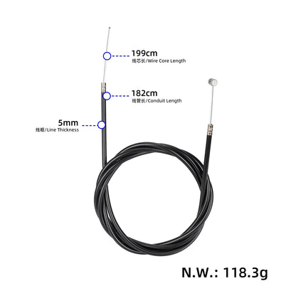 Kukirin G4 rear brake line avec 200cm