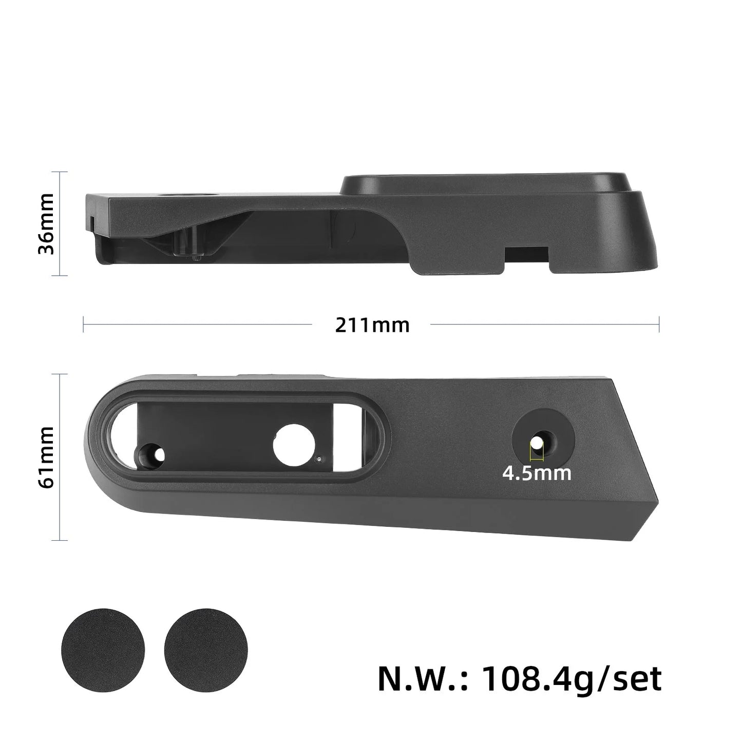 1 lot de Mi 5 max roue arrière trim cover