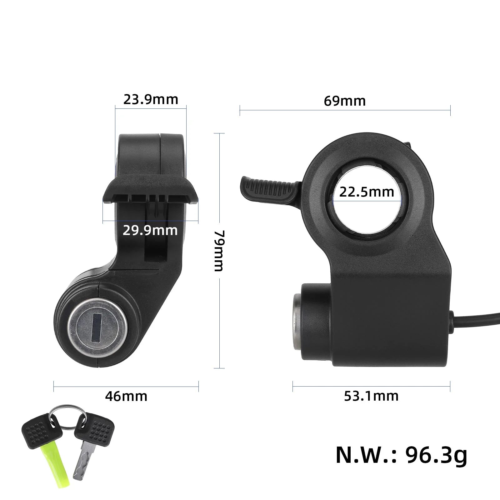 Kukirin G2 Pro accélérateur avec serrure
