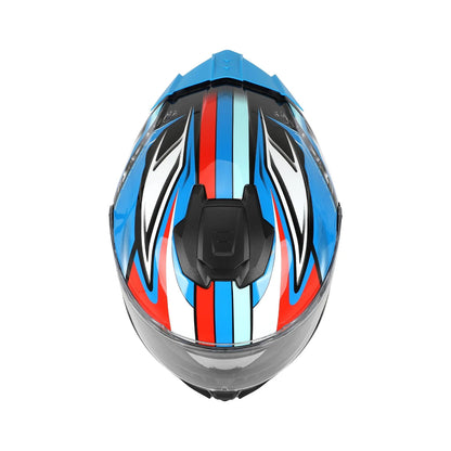 XL Size (61-62) Speed bleu Style tout-terrain Open-Face casque