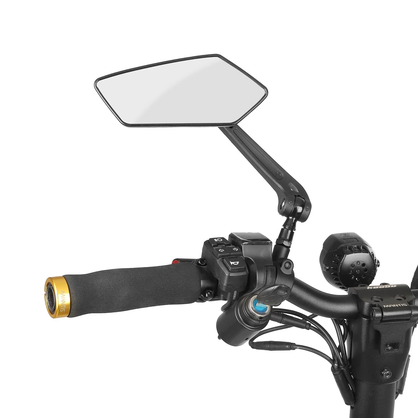 360-degree rotating vélo rétroviseur catadioptre(2 to 2.4cm)