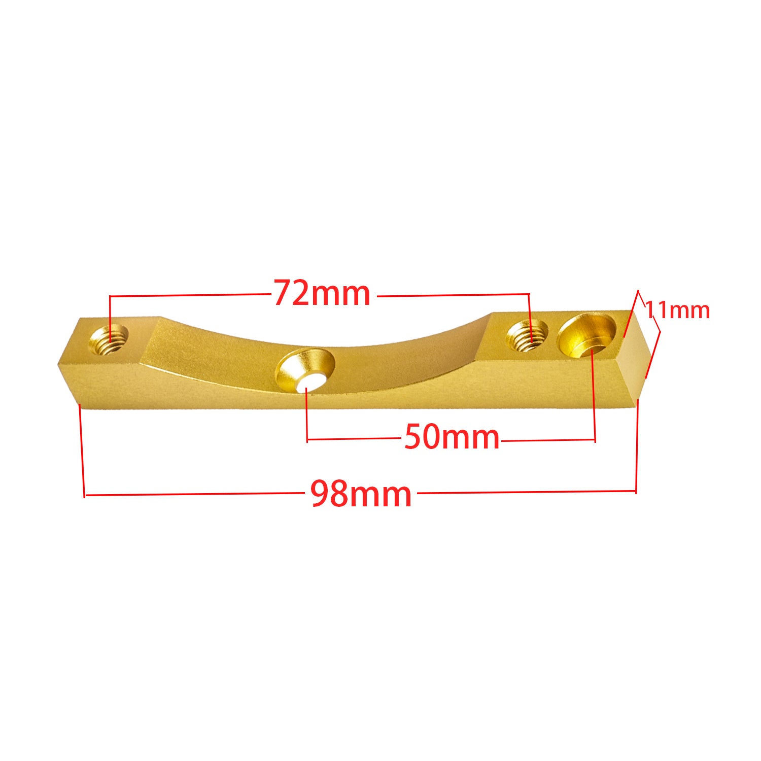 Noir Xtech Adapter avec 4 Holes et vis