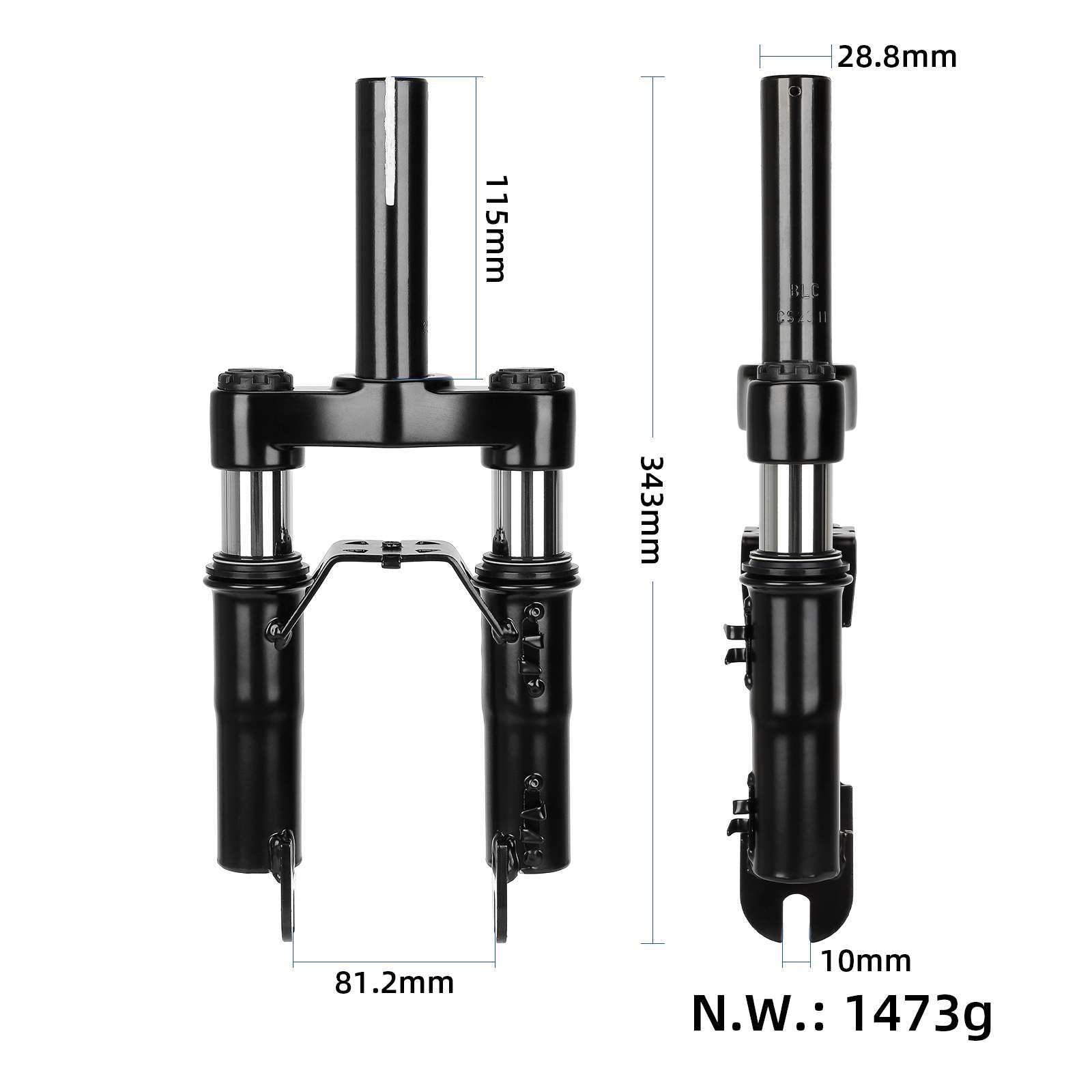 Suspension avant Kit pour F20 F25 F30 F40 F40i F65 D18E D28E D38E D40X Series trottinettes