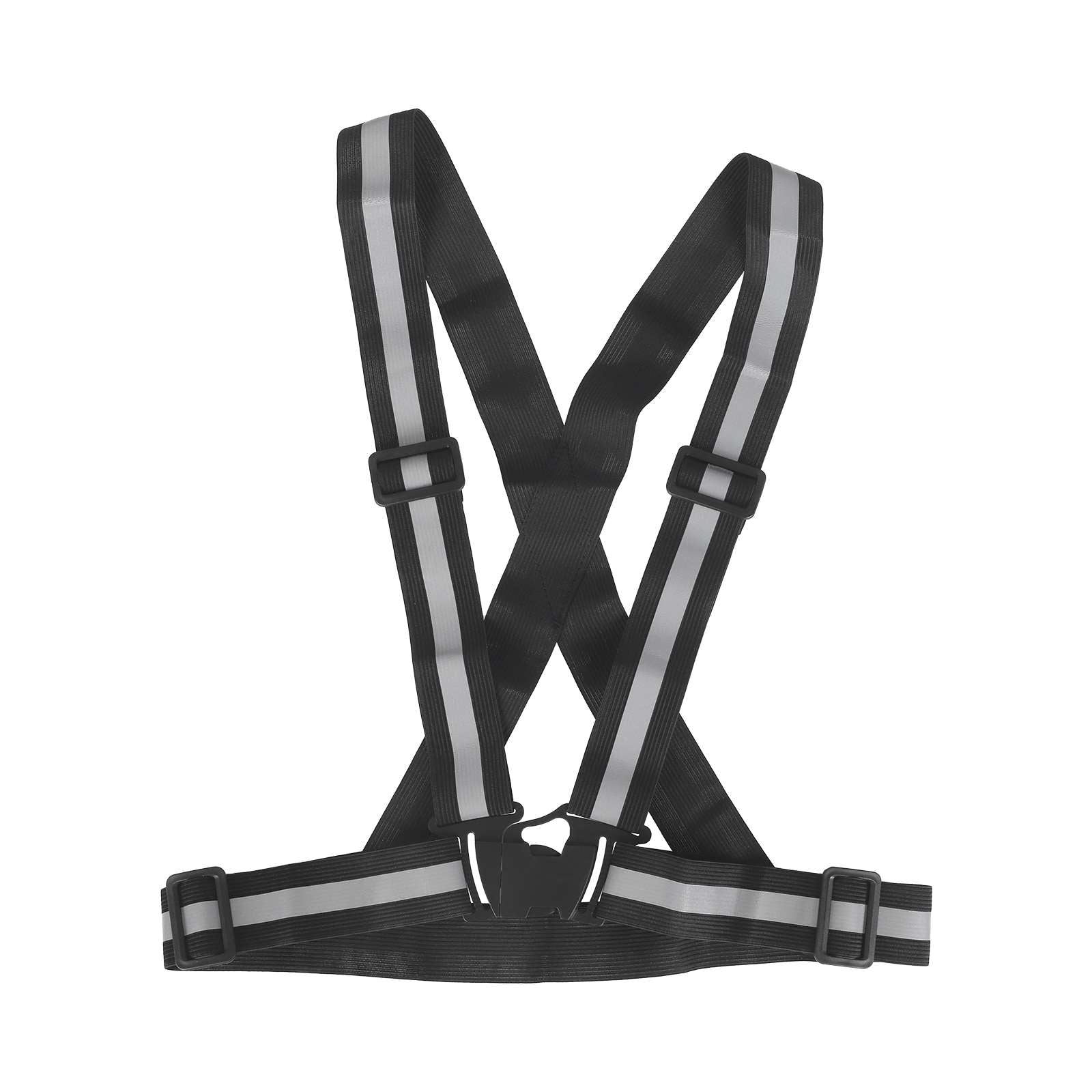 Noir réfléchissant vests