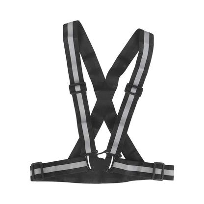Noir réfléchissant vests