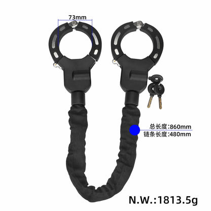 Noir cloth chain lock