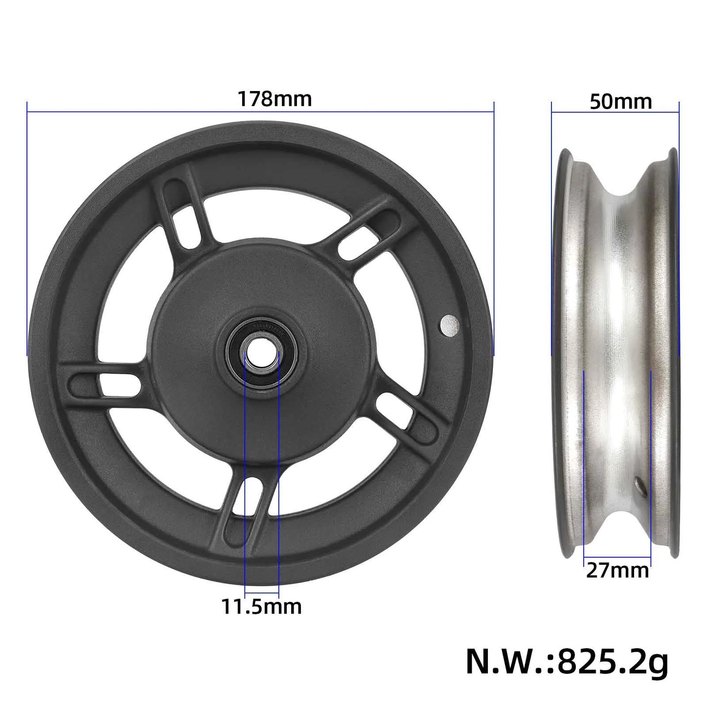 Original rim pour Xiaomi 4 lite(2nd Gen)/6 Lite trottinette