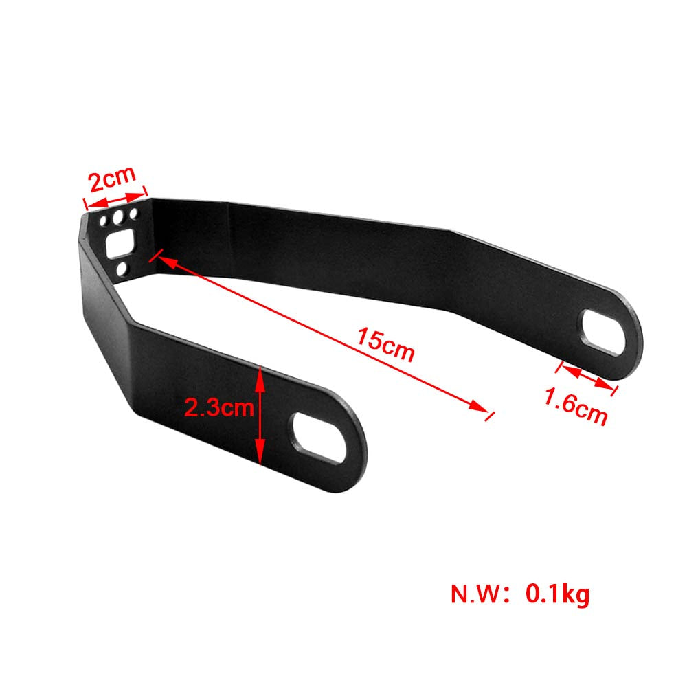 Noir metal bracket of garde-boue arrière pour Pro 2, 1S trottinette