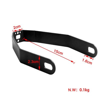 Noir metal bracket of garde-boue arrière pour Pro 2, 1S trottinette