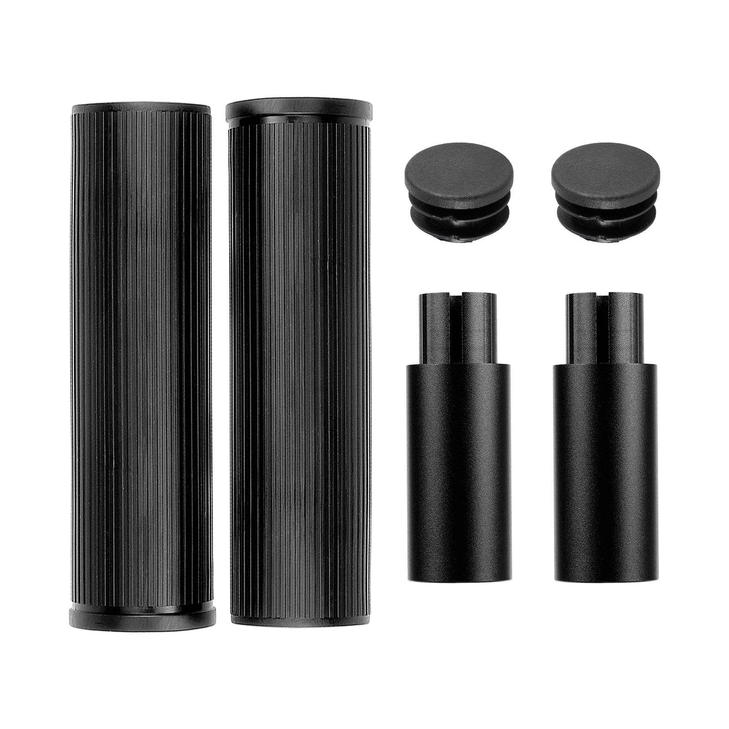 Noir Ulip silicone guidon extender kit sans light pour xiaomi et Ninebot ES series trottinettes